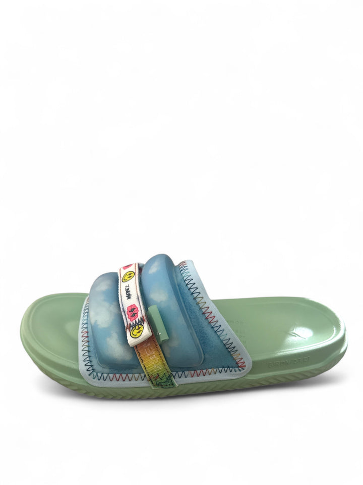 Jordan Super Play Slide J Balvin stylish slip-on sandal with colorful straps and a unique design.