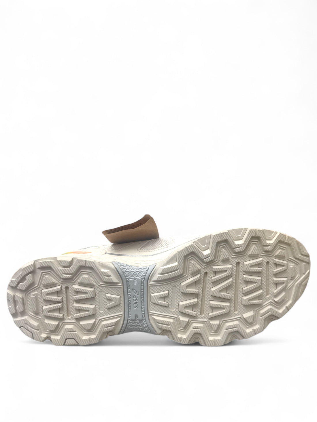 ASICS Gel-Venture 6 trail running shoes sole view showing tread pattern and design features.