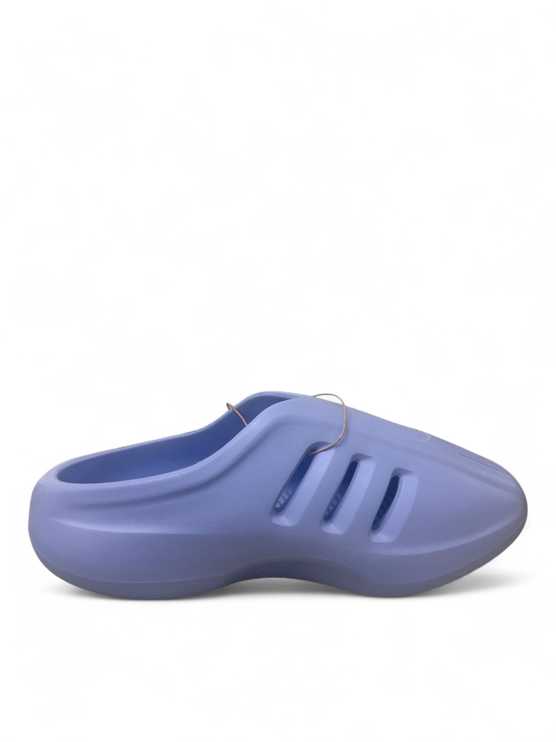 adidas adiFOM IIInfinity Mule Blue Spark stylish blue mule with ventilation holes on the side.