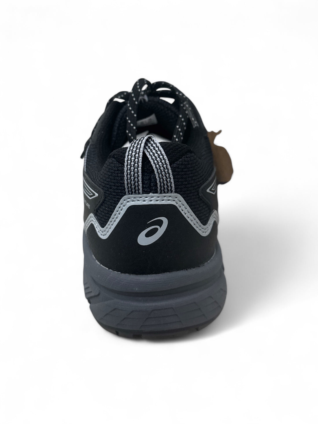 Back view of ASICS Gel-Venture 8 running shoes showcasing the sleek design and sturdy outsole.