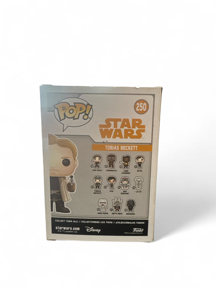 Tobias Beckett Funko Pop Walmart exclusive packaging showing the figure and character lineup.