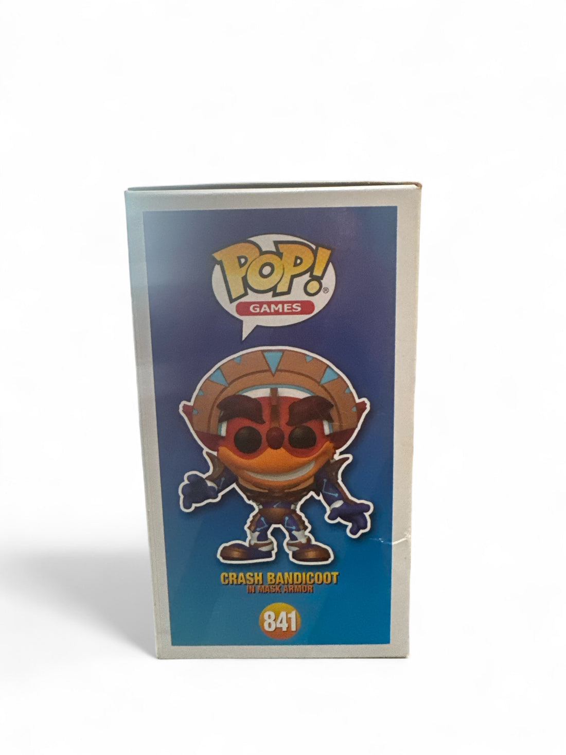 limited edition Crash Bandicoot Funko Pop packaging showcasing vibrant design and character detail.