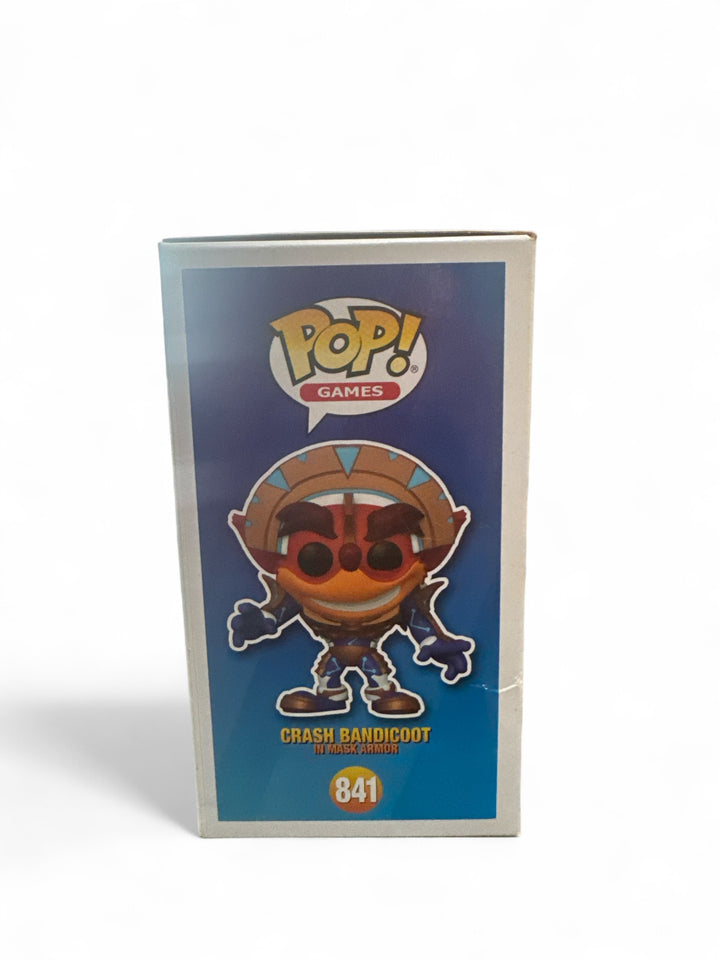 limited edition Crash Bandicoot Funko Pop packaging showcasing vibrant design and character detail.