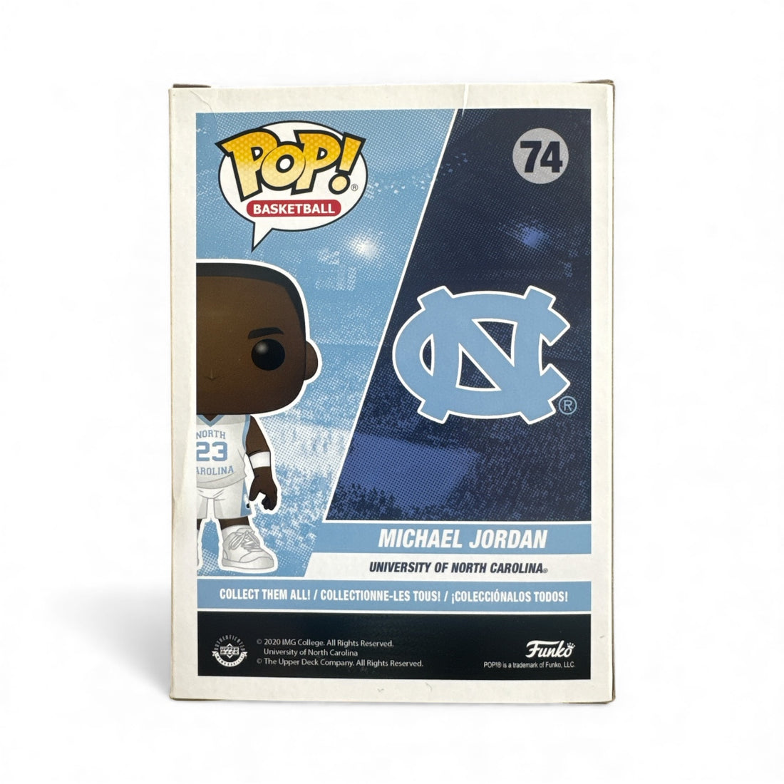 Funko Pop! Basketball Michael Jordan North Carolina Jersey Figure #74